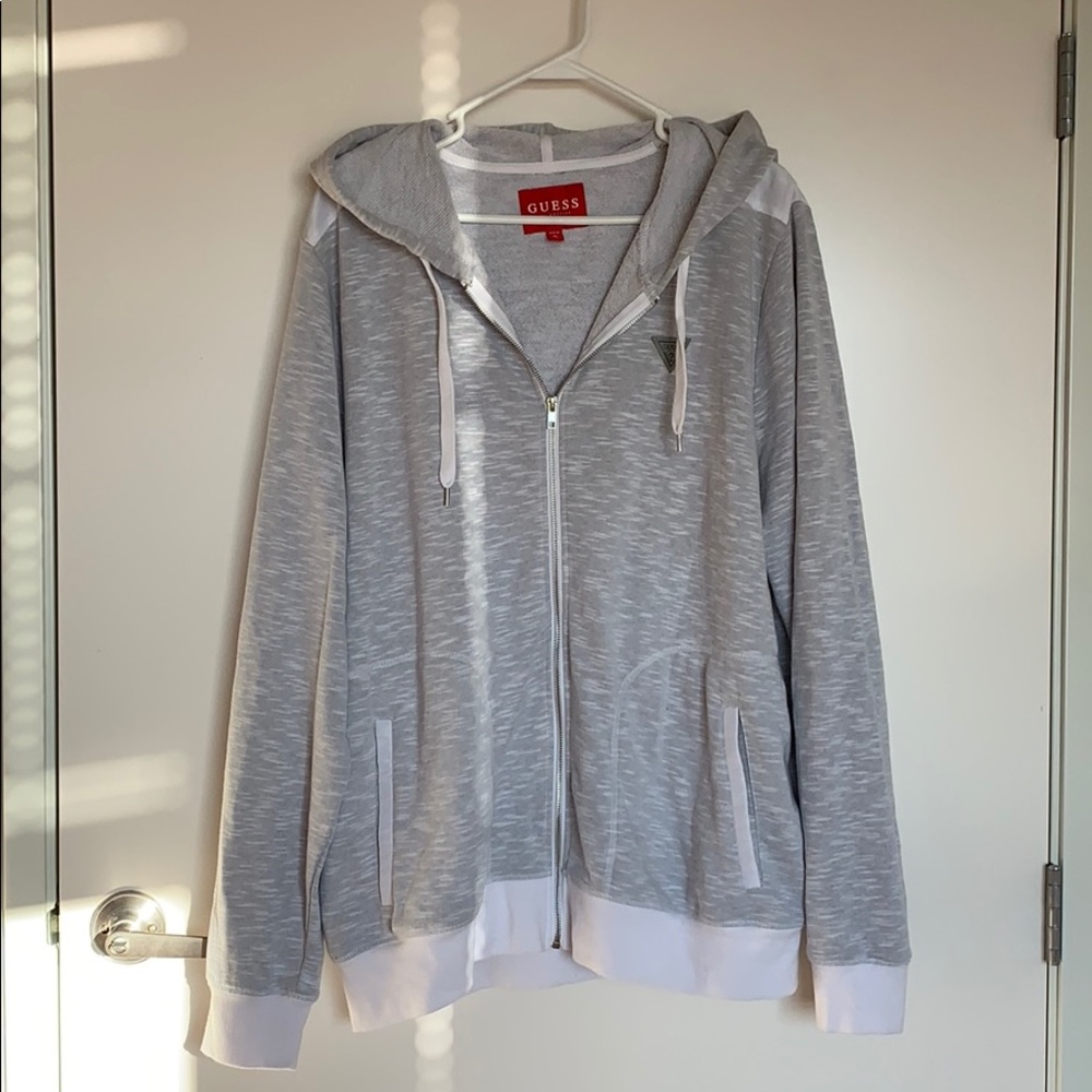 Guess Full Zip Up Hoodie